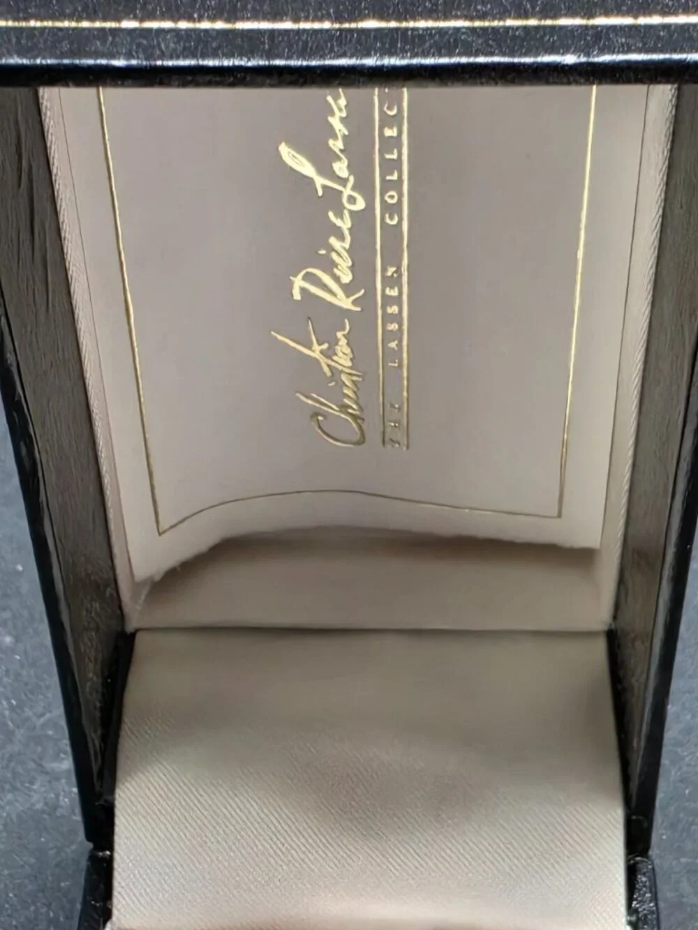 Vintage Christian Riese Lassen Dolphin Watch Pink Leather Band Original Box